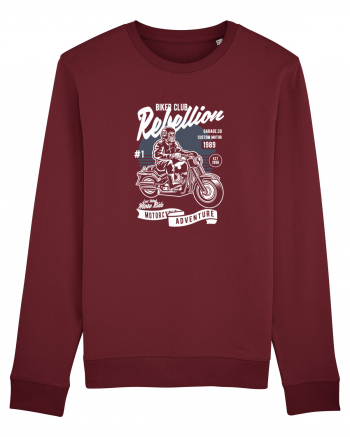 Skull Motorbiker Burgundy