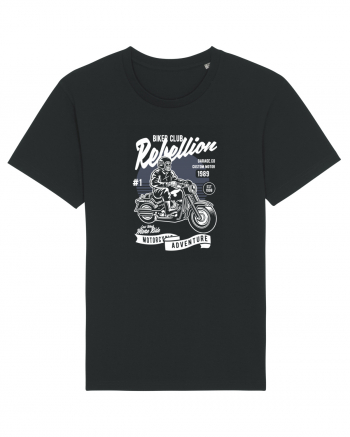 Skull Motorbiker Black