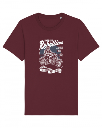 Skull Motorbiker Burgundy