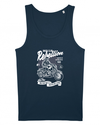 Skull Motorbiker Navy