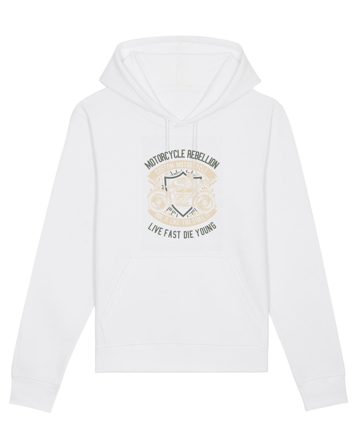 Hanorac Unisex Drummer White