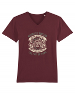 Rebel Skull Rider Tricou mânecă scurtă guler V Bărbat Presenter