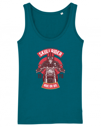 Skull Biker Red Ocean Depth