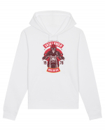 Skull Biker Red Hanorac Unisex Drummer