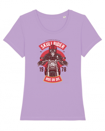 Skull Biker Red Lavender Dawn