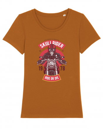 Skull Biker Red Roasted Orange