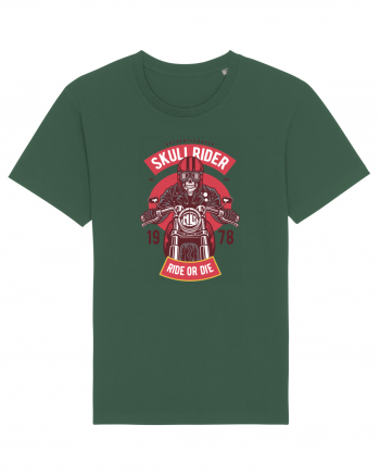 Skull Biker Red Bottle Green