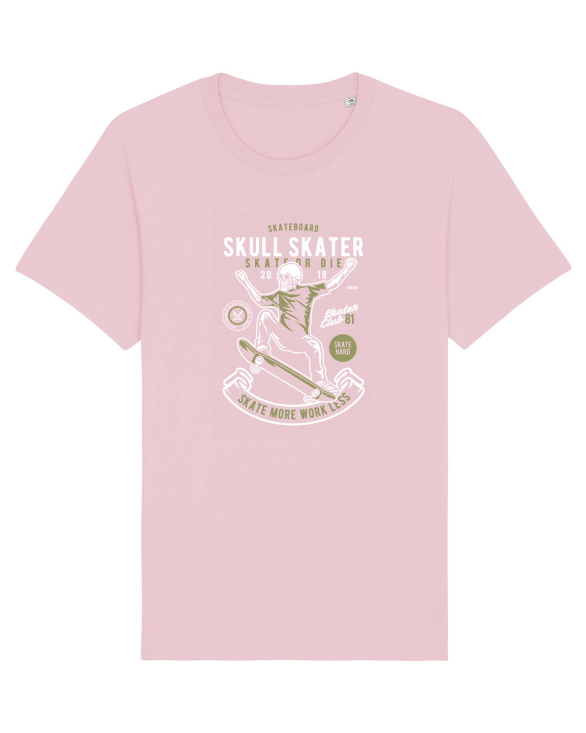 Tricou mânecă scurtă Unisex Rocker Cotton Pink