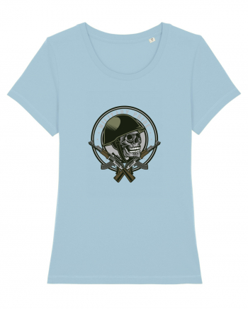 Skull Soldier Weapon Sky Blue