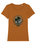 Skull Soldier Weapon Tricou mânecă scurtă guler larg fitted Damă Expresser