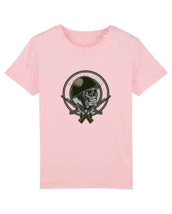 Skull Soldier Weapon Cotton Pink