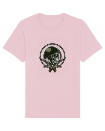 Skull Soldier Weapon Cotton Pink