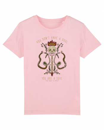 Skull Crown Sword Cotton Pink