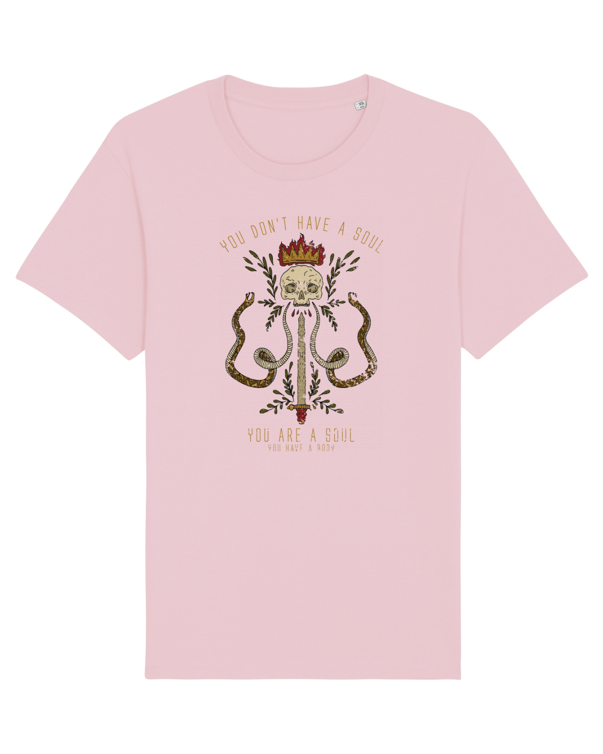 Tricou mânecă scurtă Unisex Rocker Cotton Pink