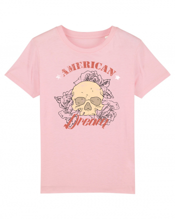 American Dream Skull Cotton Pink