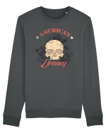 American Dream Skull Bluză mânecă lungă Unisex Rise