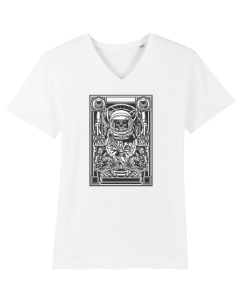 Space Skulls Rebel White