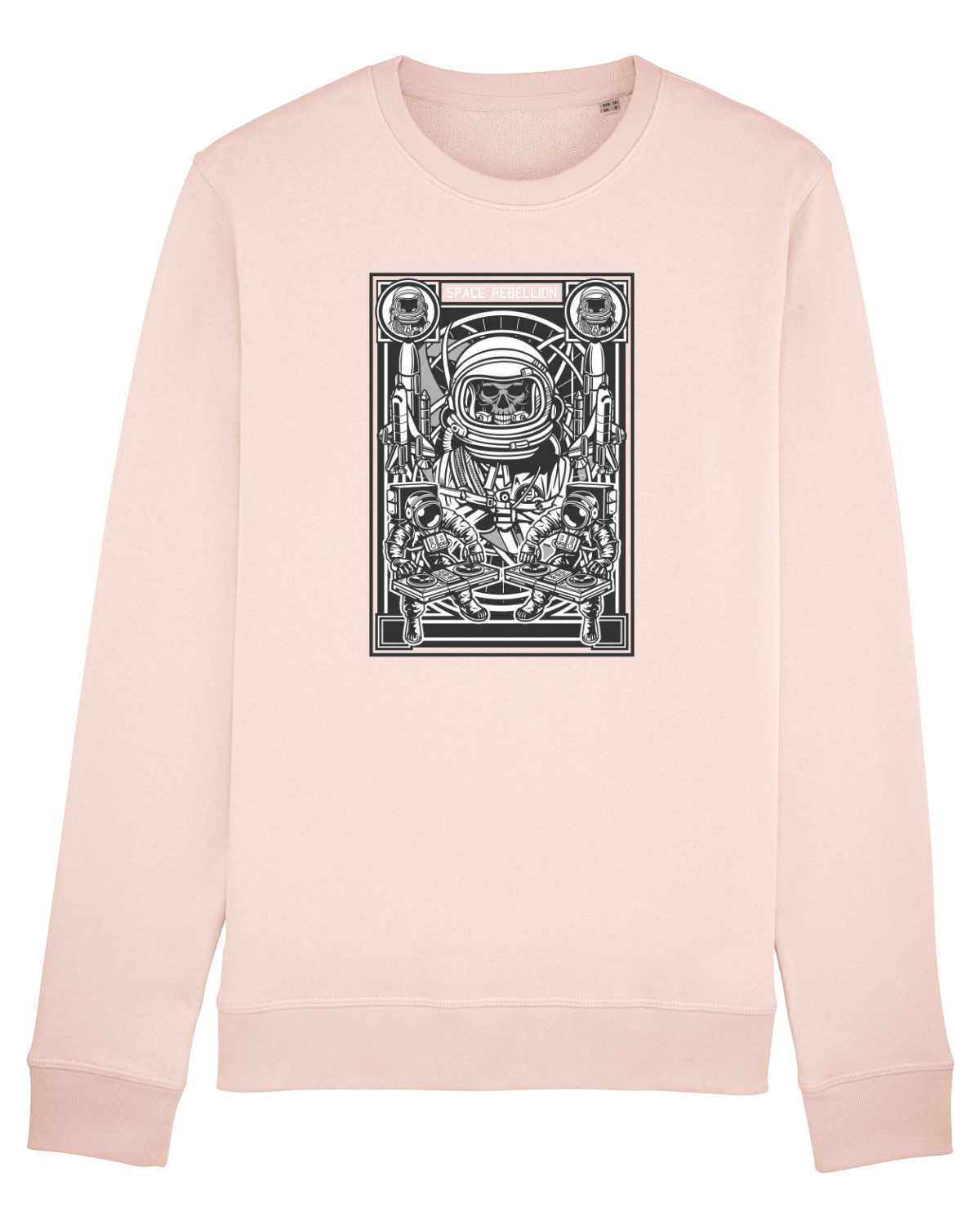 Bluză mânecă lungă Unisex Rise Candy Pink