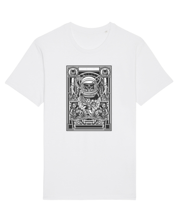 Space Skulls Rebel White