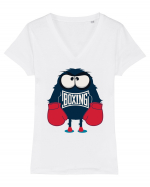 Boxing Monster Tricou mânecă scurtă guler V Damă Evoker