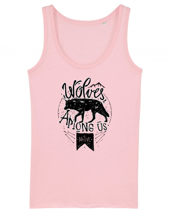 Wolves Among Us Cotton Pink