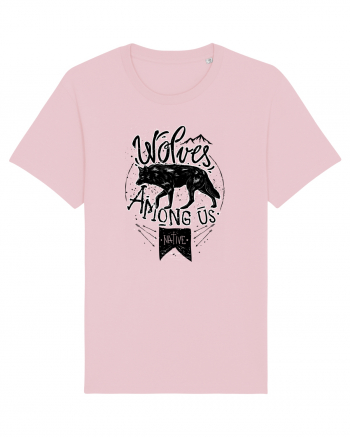 Wolves Among Us Cotton Pink