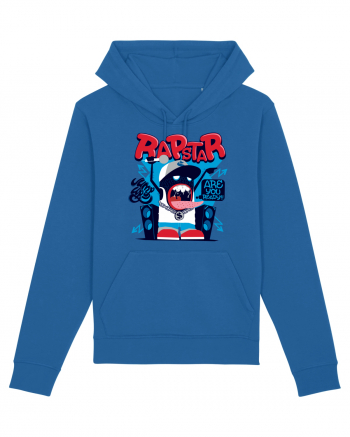 Rapstar Monster Cartoon Royal Blue