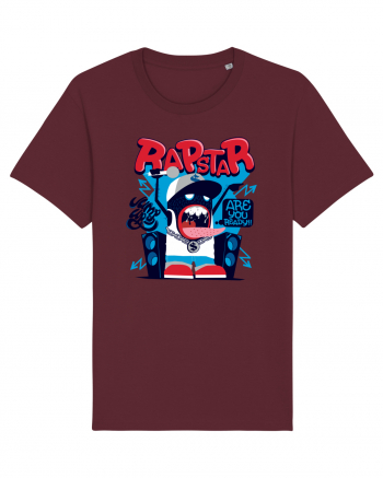 Rapstar Monster Cartoon Burgundy