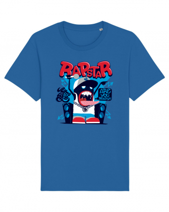 Rapstar Monster Cartoon Royal Blue