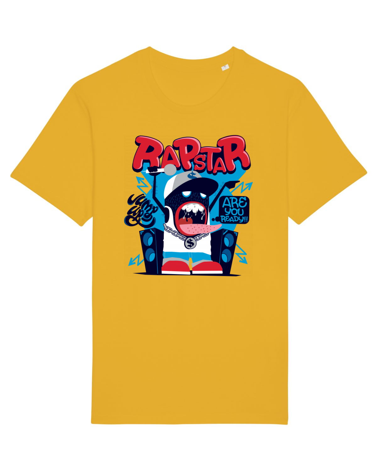 Tricou mânecă scurtă Unisex Rocker Spectra Yellow