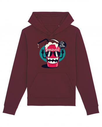 Milkshake Cartoon Burgundy