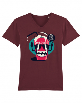 Milkshake Cartoon Burgundy