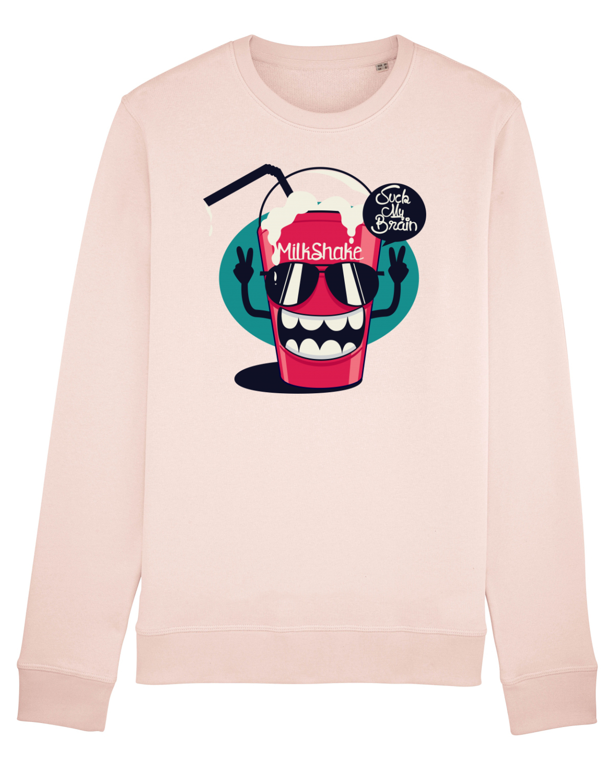 Bluză mânecă lungă Unisex Rise Candy Pink