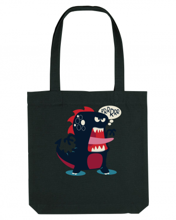 Dinosaur Cartoon Black