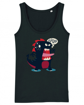 Dinosaur Cartoon Black