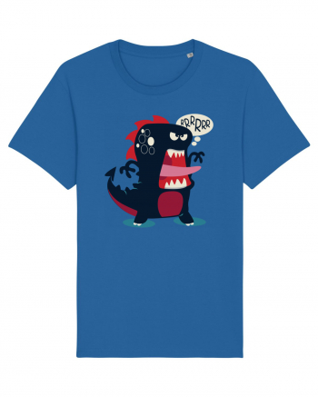 Dinosaur Cartoon Royal Blue