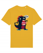 Dinosaur Cartoon Tricou mânecă scurtă Unisex Rocker