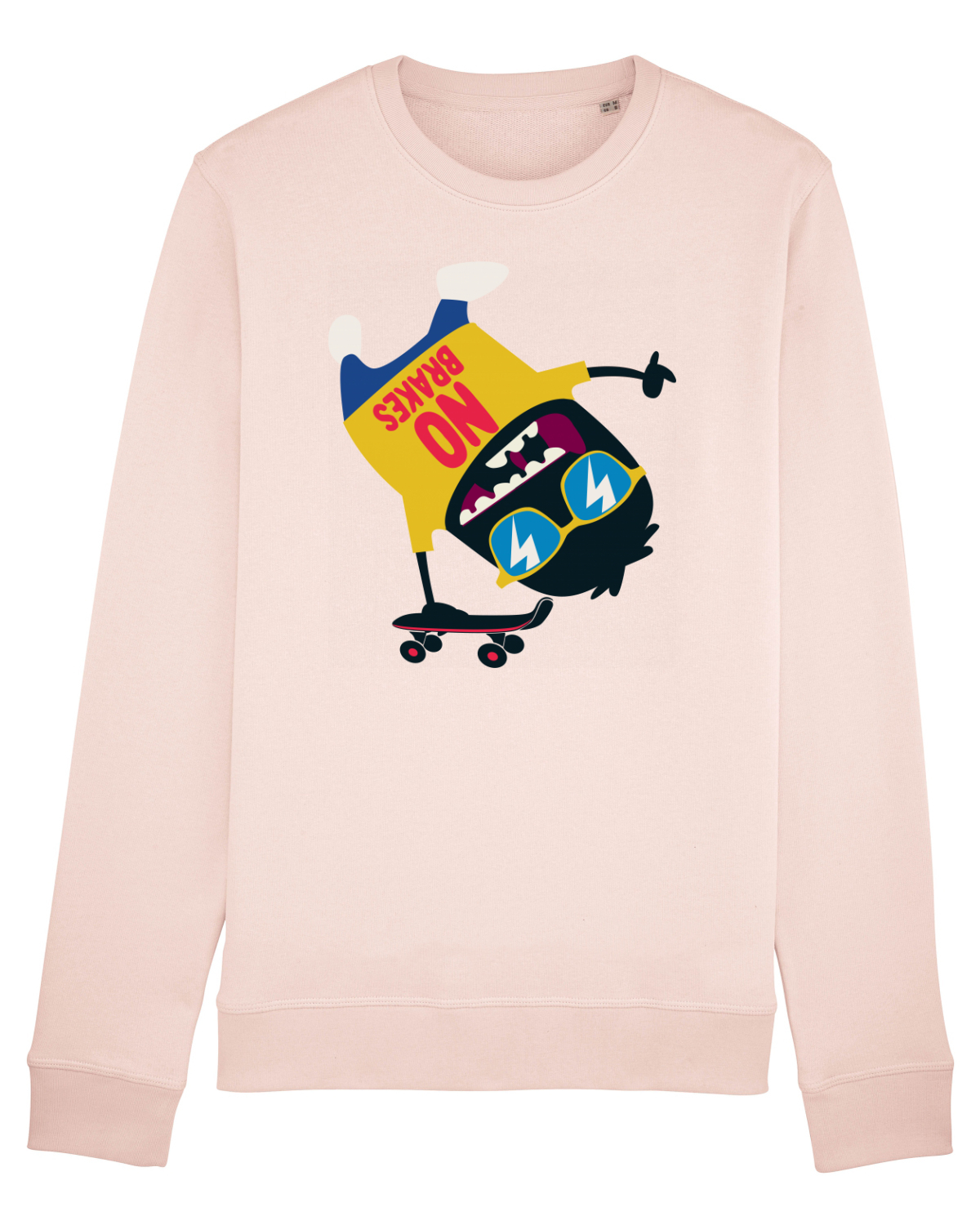 Bluză mânecă lungă Unisex Rise Candy Pink