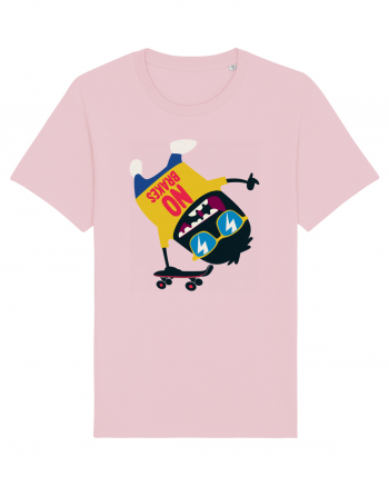 No Brakes Cartoon Cotton Pink