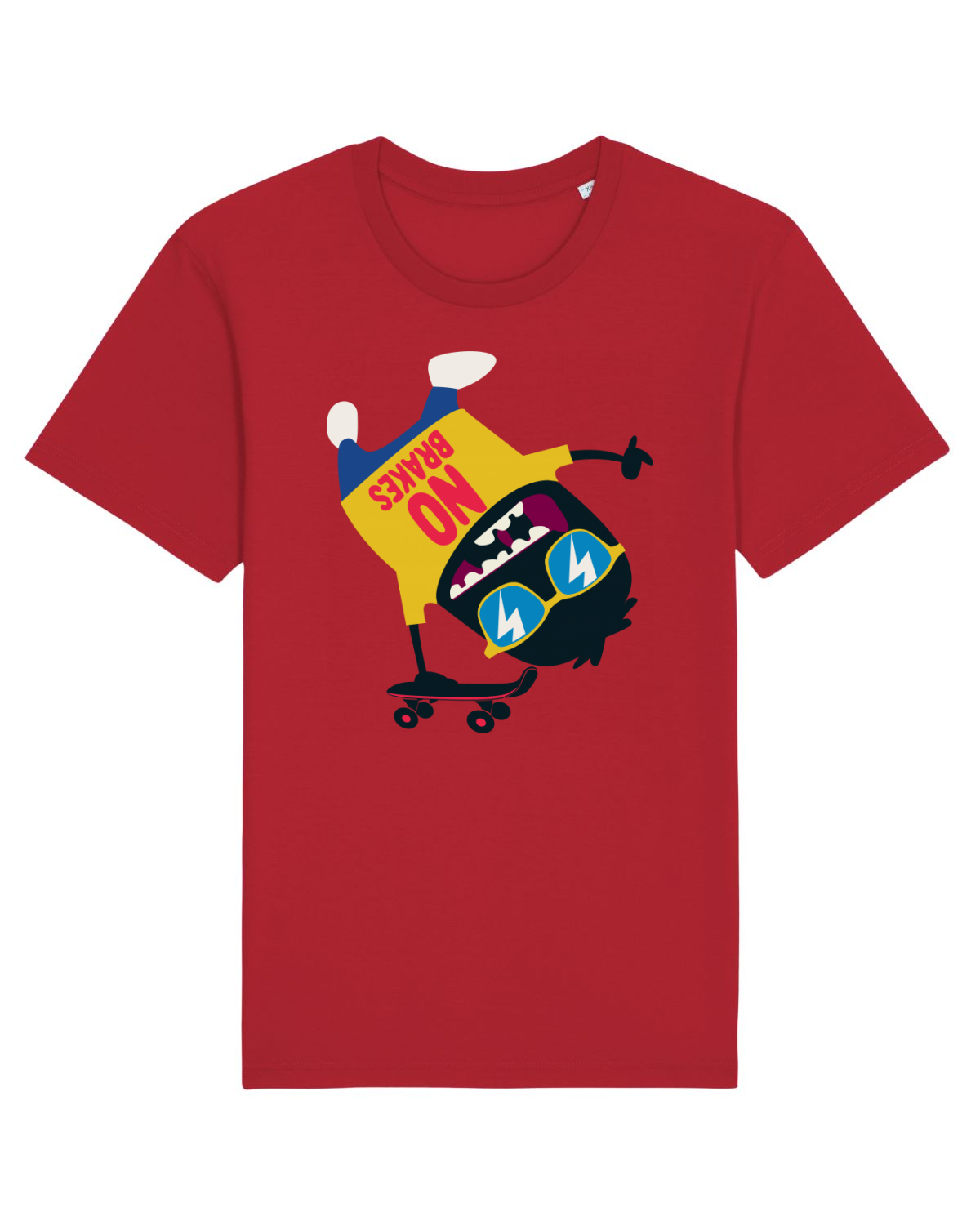 Tricou mânecă scurtă Unisex Rocker Red