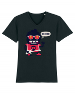 Hell Yeah Cartoon Tricou mânecă scurtă guler V Bărbat Presenter