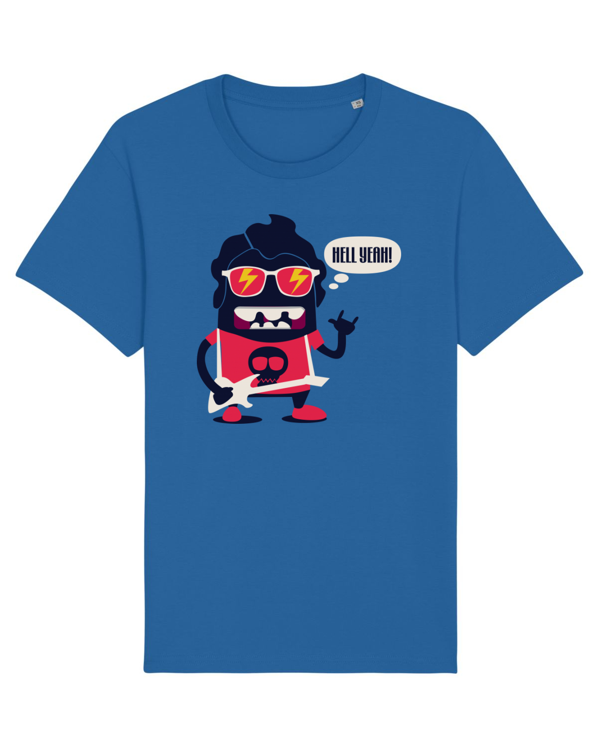 Tricou mânecă scurtă Unisex Rocker Royal Blue