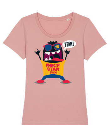 Rock Star Fan Cartoon Canyon Pink