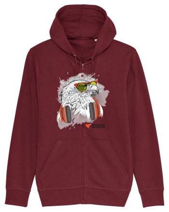 Eagle Headphones Hipster Burgundy