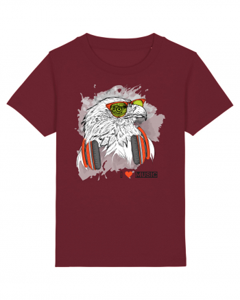 Eagle Headphones Hipster Burgundy