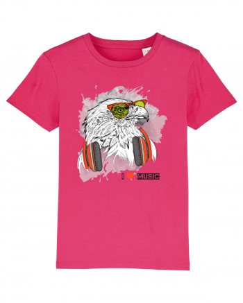 Eagle Headphones Hipster Raspberry