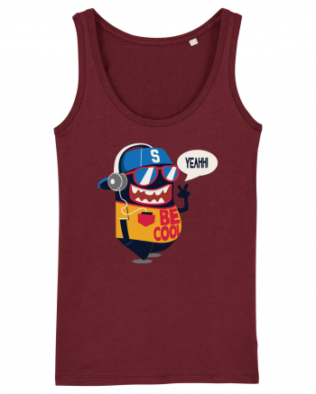 Be Cool Cartoon Burgundy