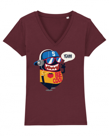 Be Cool Cartoon Burgundy