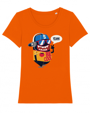 Be Cool Cartoon Bright Orange