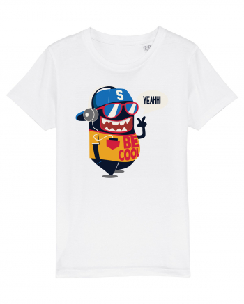 Be Cool Cartoon White